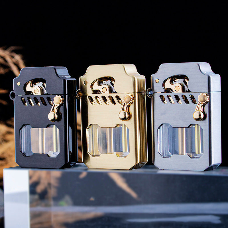 Mecha Metal Rocker Lighter