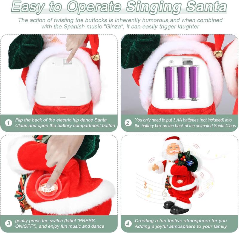 🎁🎅Electric Dancing Music Santa Claus