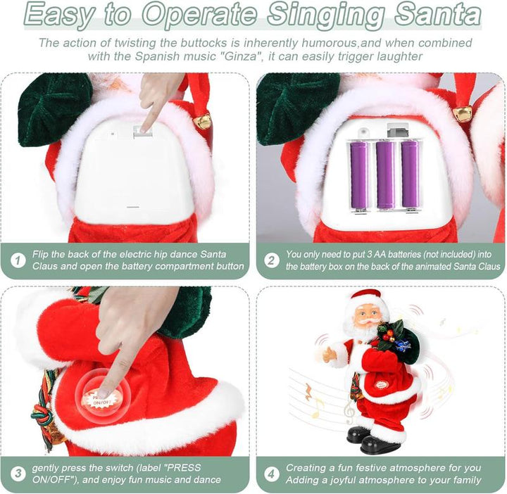🎁🎅Electric Dancing Music Santa Claus