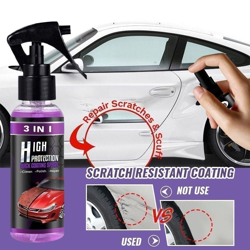 🔥Last Day 50% OFF🔥3 in 1 High Protection Quick Car Coating Spray