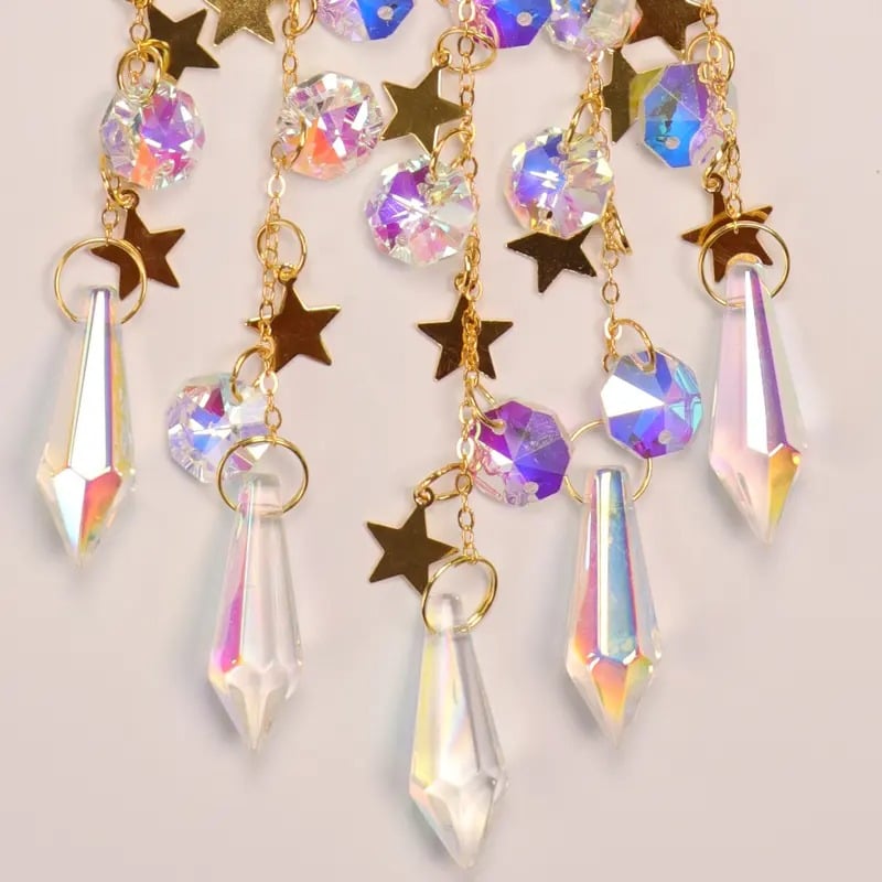🔥Big Sale-50% Off🌈Crystal Sun Catcher, lndoor Outdoor Decor for Window Bedroom Courtyard Garden☪️