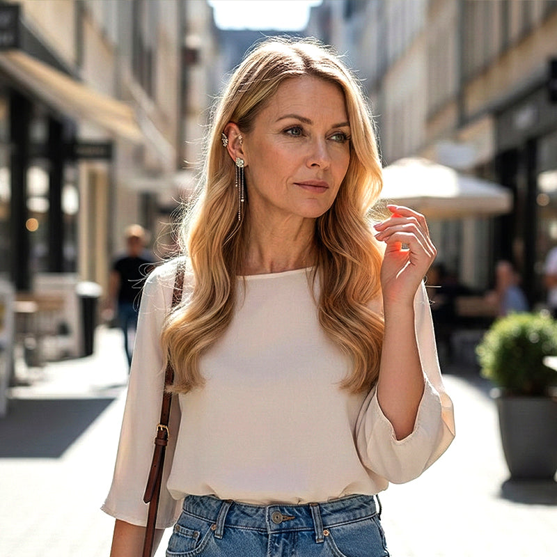 💕Valentine's Day Special – 50% discount💕Simple ear clips with butterfly and flower motifs & tassels – elegant & comfortable, no piercing required 🌸🦋