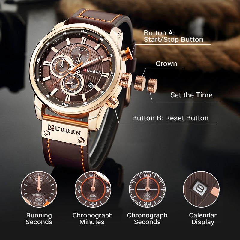 ❤️‍🔥Men's High-End Classic Quartz Watches