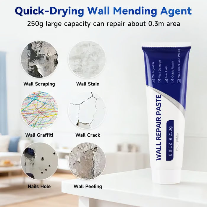 🔬 2026 Innovation | Wall Repair Paste | Fills Cracks &amp; Holes in 1 Step 🏠【Flash Sale】