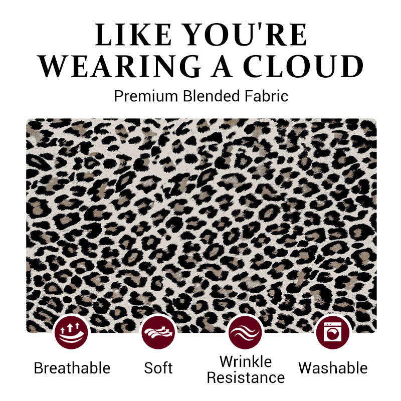 🌸Spring Specials🌸 Woman’s Deep V-Neck Leopard Print Slit Dress