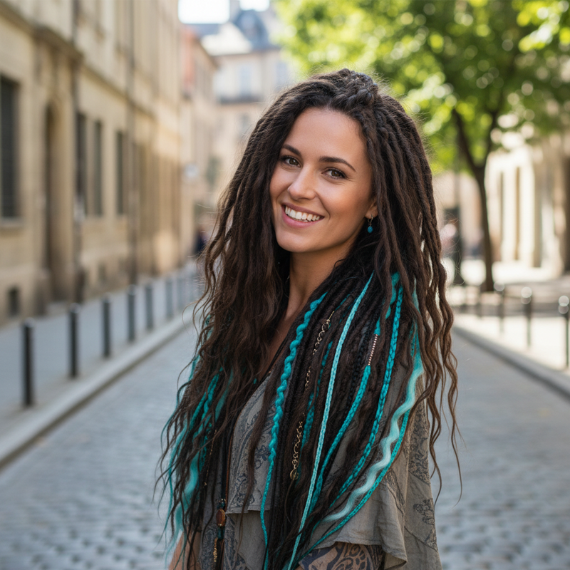 🏆NEW YEAR SALE 49% OFF👩🏼‍🦱Elastic Dread Ponytail Salty Soul