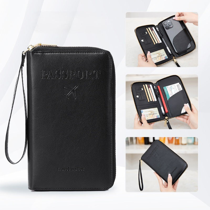 🧳2025 Tourism Must✈️Multifunctional RFID Passport Wallet