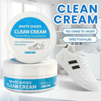 ⏳Buy 2 Get 1 Free🧼No-Wash Shoe & Leather Cleaner Cream - Stain Remover with Sponge