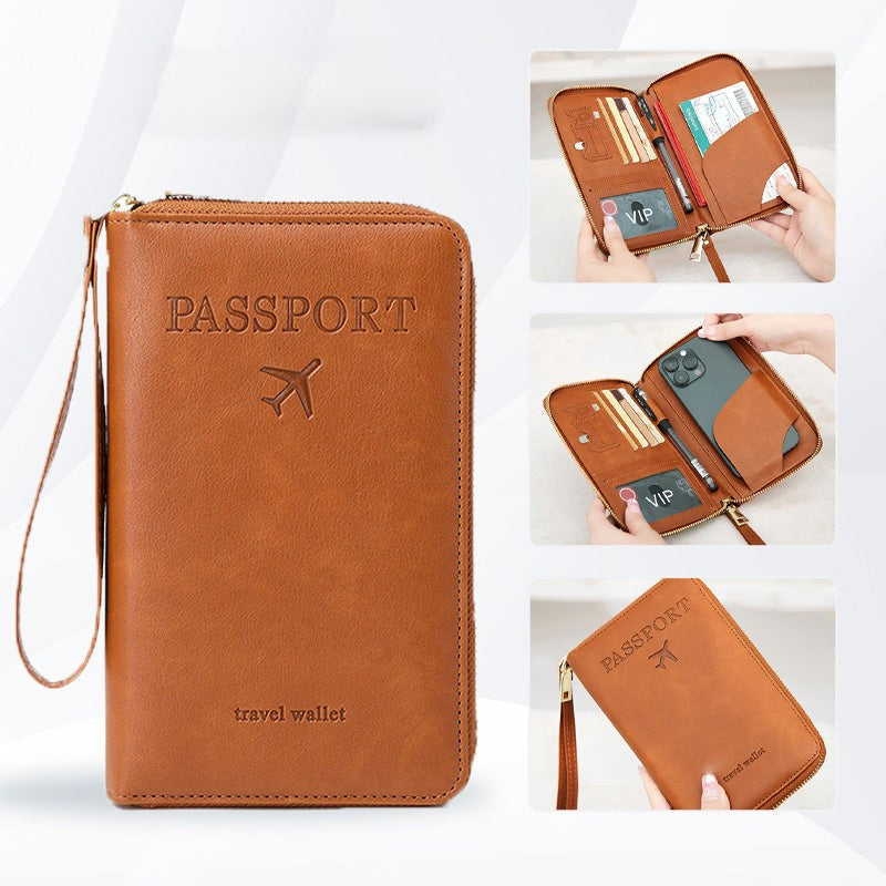 🧳2025 Tourism Must✈️Multifunctional RFID Passport Wallet
