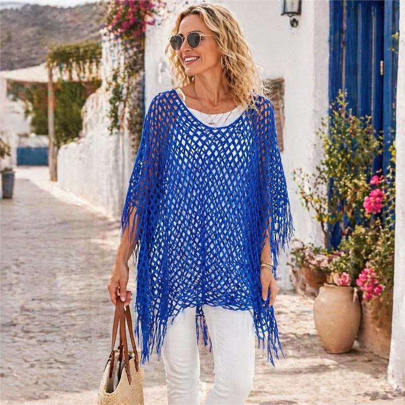 Summer Metallic Crochet Cover-Up – Lightweight, Flowy &amp; Effortlessly Stylish summer outfit