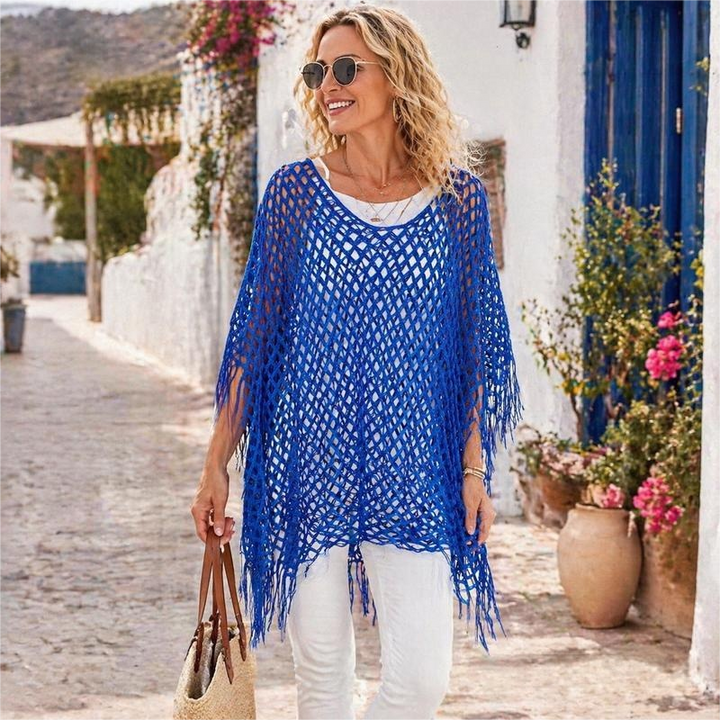 Summer Metallic Crochet Cover-Up – Lightweight, Flowy &amp; Effortlessly Stylish summer outfit
