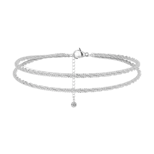 Buy 1 get 1 free🥰Dainty Layered waterproof anklet give yourself the best gift