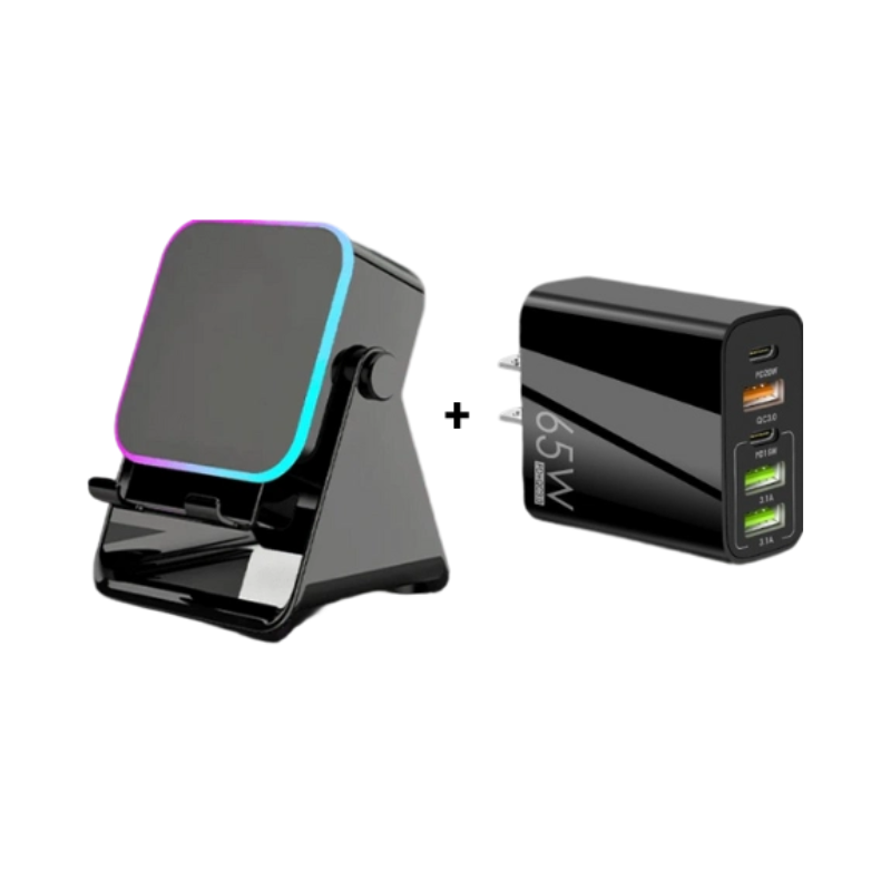 💎 50% OFF 5-IN-1 WIRELESS SPEAKER STAND! 💎 Induction Audio, Phone Holder &amp; Ambient Light