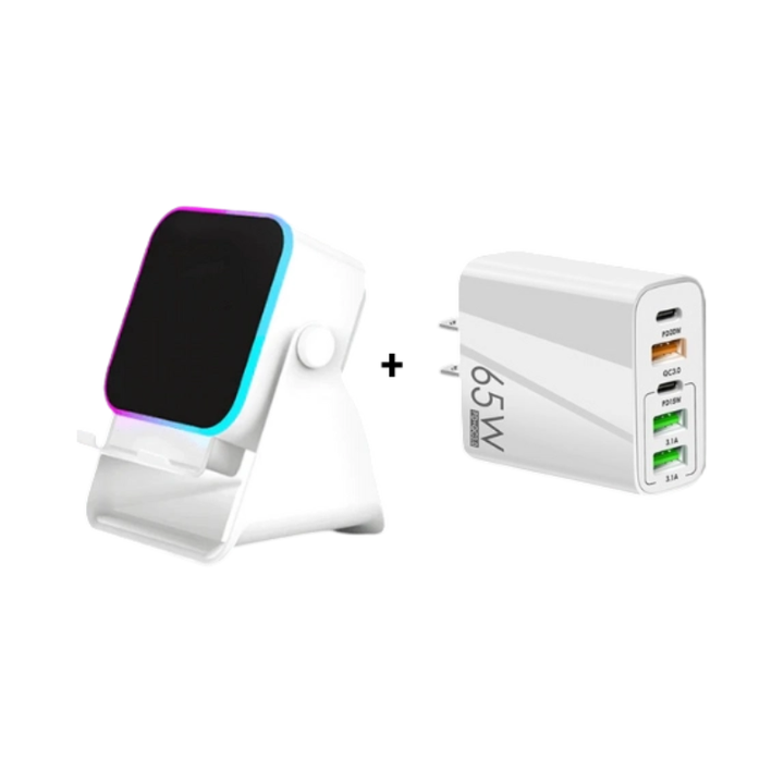 💎 50% OFF 5-IN-1 WIRELESS SPEAKER STAND! 💎 Induction Audio, Phone Holder &amp; Ambient Light
