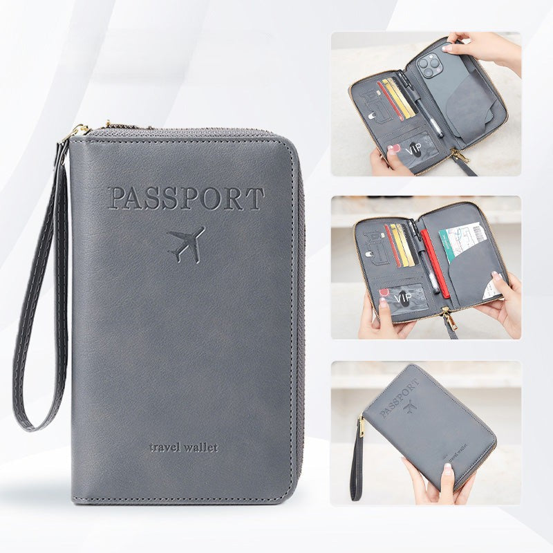 🧳2025 Tourism Must✈️Multifunctional RFID Passport Wallet