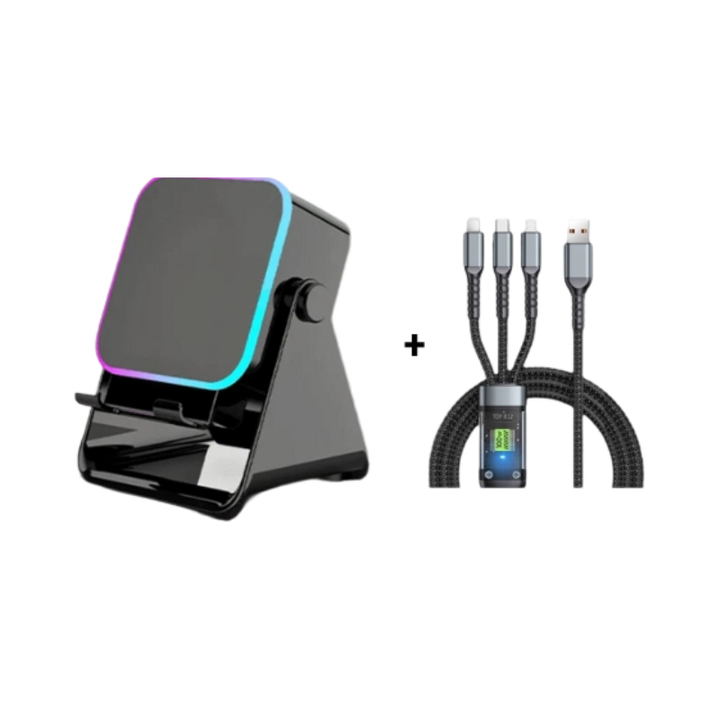💎 50% OFF 5-IN-1 WIRELESS SPEAKER STAND! 💎 Induction Audio, Phone Holder &amp; Ambient Light