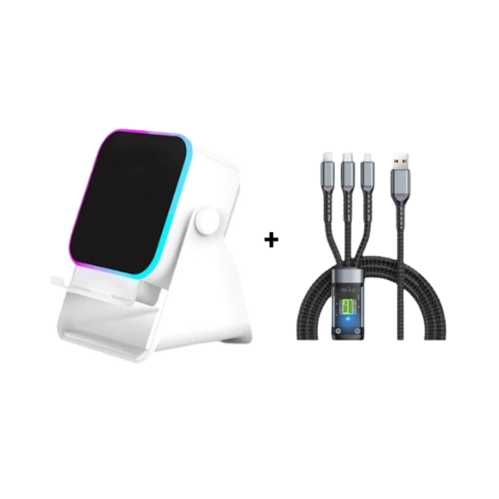 💎 50% OFF 5-IN-1 WIRELESS SPEAKER STAND! 💎 Induction Audio, Phone Holder &amp; Ambient Light