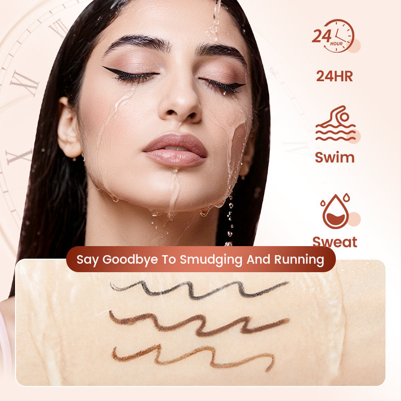 💧14-Pack Waterproof Colored Gel Eyeliner Pencil – Metallic &amp; Shimmer Finishes, Smudge-Proof（Pencil sharpener color is random）