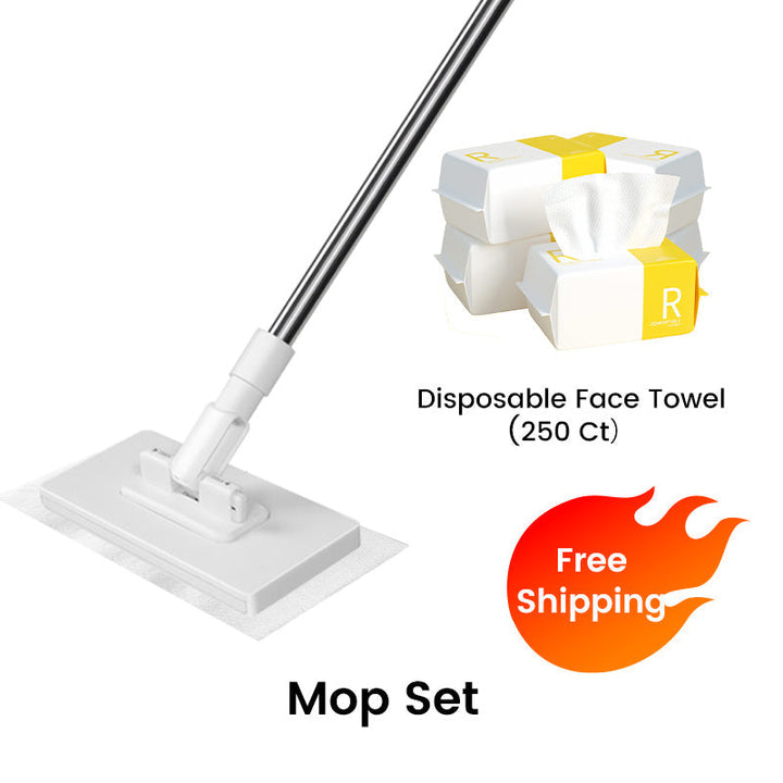 Disposable dust mop with 4 reusable covers 🧹✨