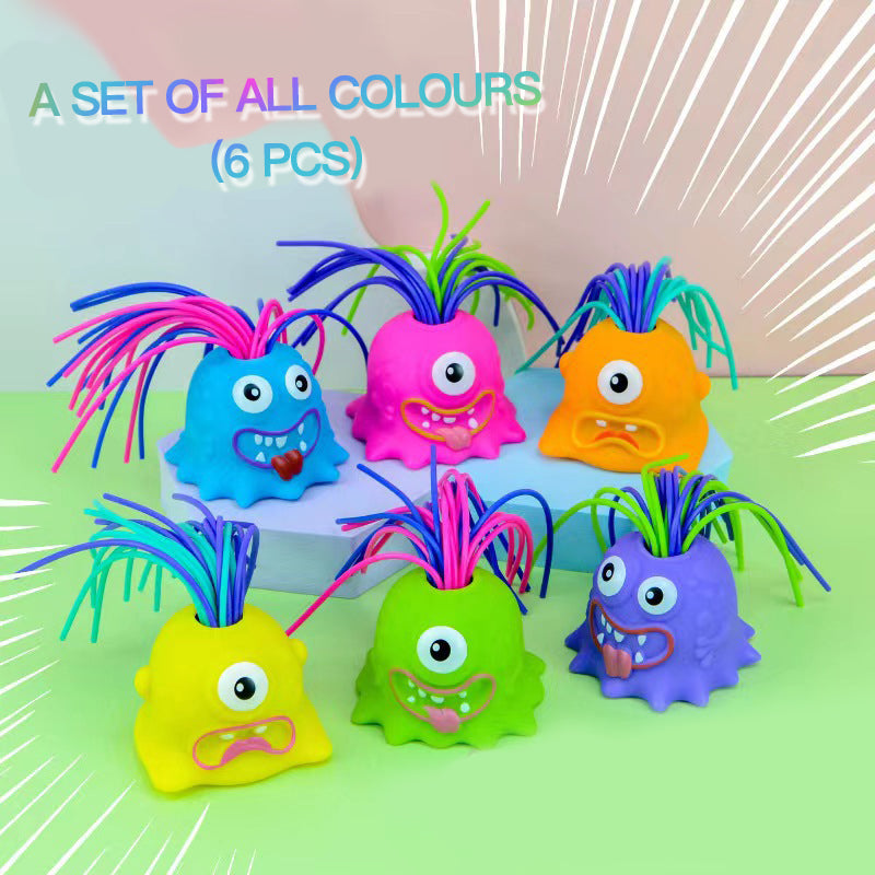 Monstre tirant les cheveux - Jouets anti-stress et anti-anxiété