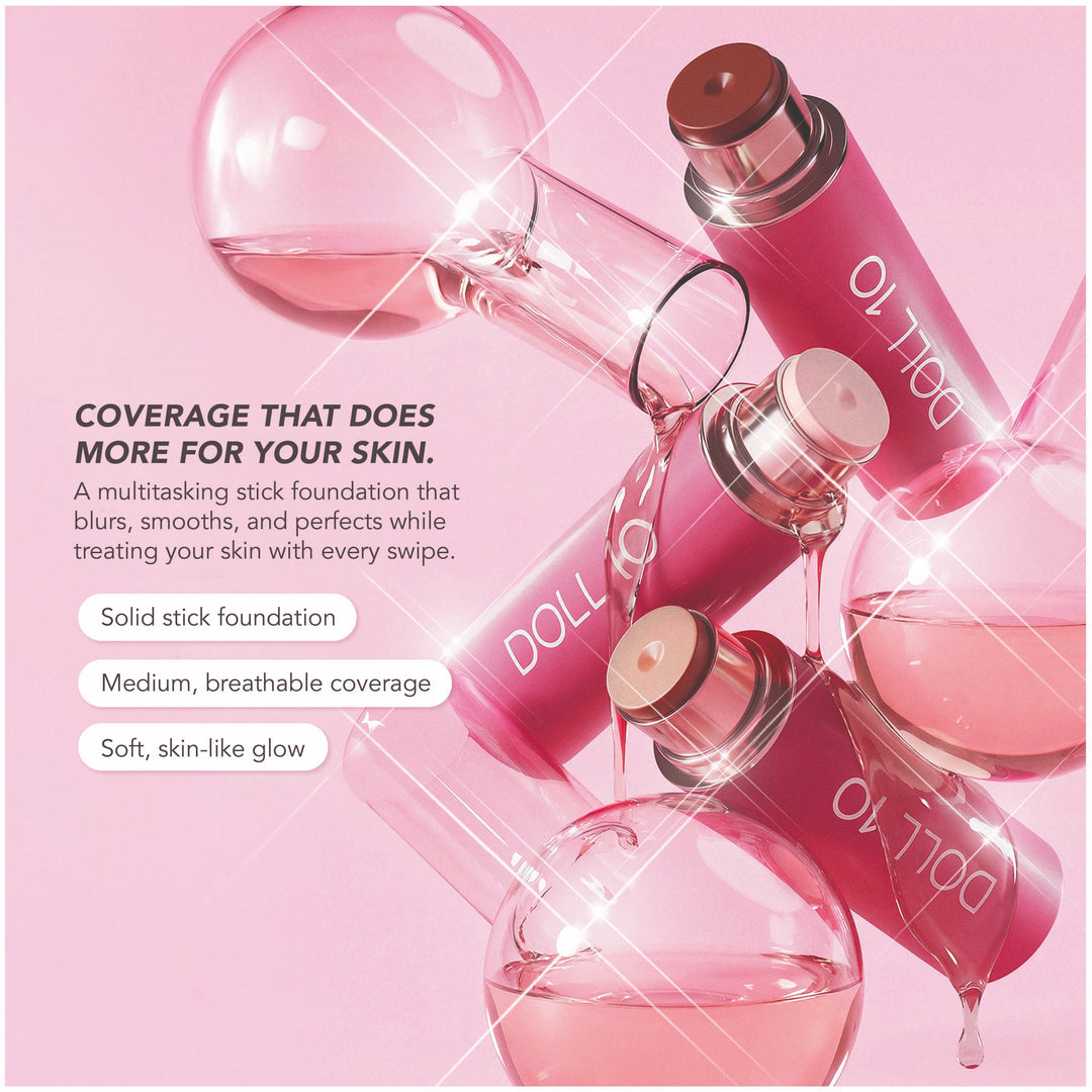 Peptide Blur Stick Foundation met penseel