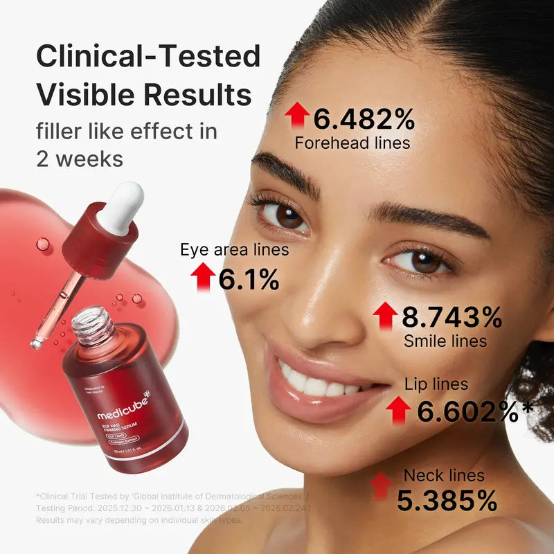 NAD+ EGF Verstevigend Serum | NAD+, EGF, Collageenextract, Anti-aging, Verstevigend, Stralend Serum | Verzorgt fijne lijntjes en verbetert de huidelasticiteit &amp;  Versteviging voor een jeugdige huid (30 ml/1,01 fl. oz.) | Koreaanse huidverzorging, K-Beauty