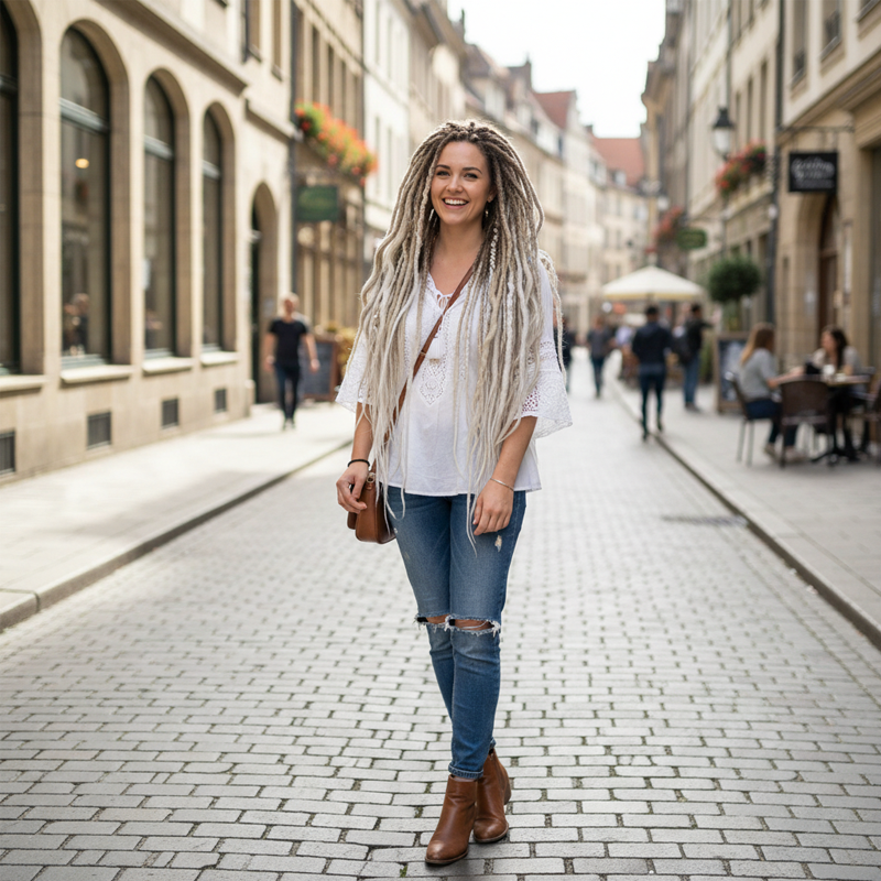 🏆NEW YEAR SALE 49% OFF👩🏼‍🦱Elastic Dread Ponytail Salty Soul