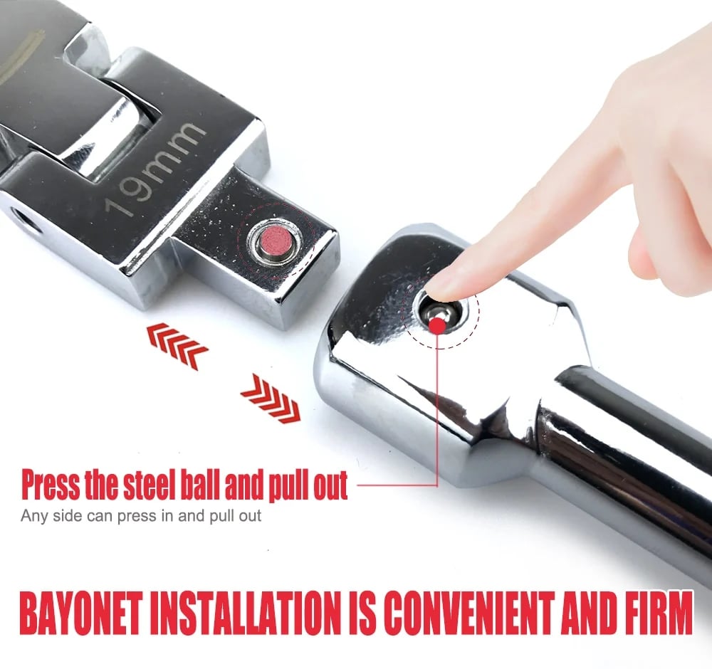 🎁New Hot Sale⏳Removable Movable Head Ratchet Durable Power Saving Repair Tool Set