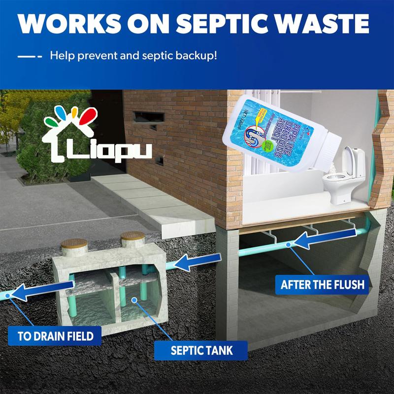 ✨ LAST DAY BUY 3 GET 2 FREE✨ Liapu Powerful Pipe Dredging Agent for Kitchen and Toilet Pipelines💪