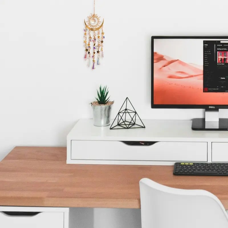 🔥Big Sale-50% Off🌈Crystal Sun Catcher, lndoor Outdoor Decor for Window Bedroom Courtyard Garden☪️