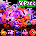 🎁LED Light Halloween Glowing Ring😍 - Set with 50pcs