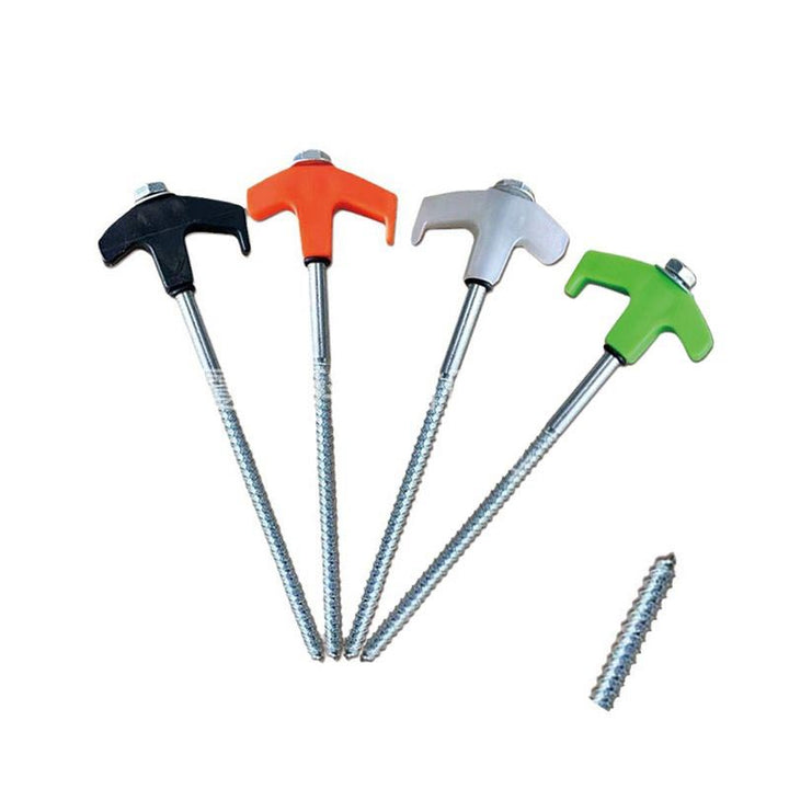 ✈️8" Screw-in Tent Stakes Ground Anchors