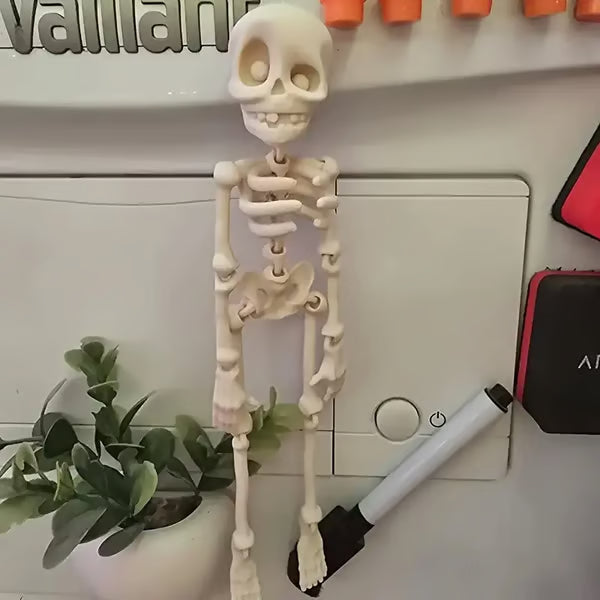 3D Printed Vintage Skeleton Magnetic Figurine 🎃