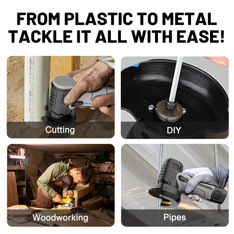 ⏳Time-limited Special🧰12V Mini Angle Grinder with Cutting Disc