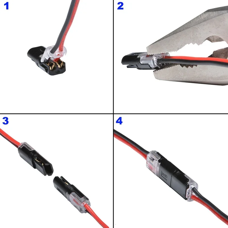 🏆Connecteur enfichable à double fil avec boucle de verrouillage🔩🔒