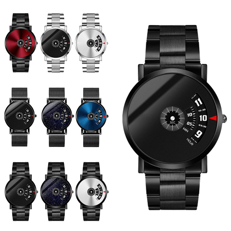 🌌Men's waterproof automatic watch—with steel/mesh/leather watch strap