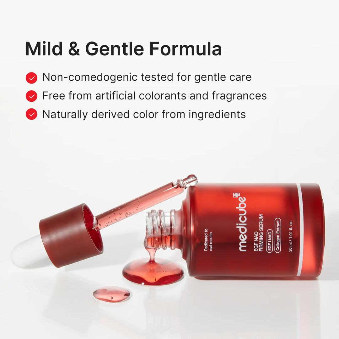 NAD+ EGF Verstevigend Serum | NAD+, EGF, Collageenextract, Anti-aging, Verstevigend, Stralend Serum | Verzorgt fijne lijntjes en verbetert de huidelasticiteit &amp;  Versteviging voor een jeugdige huid (30 ml/1,01 fl. oz.) | Koreaanse huidverzorging, K-Beauty