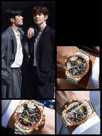 ⌚💧Swiss Brand New Waterproof Automatic Mechanical Watches