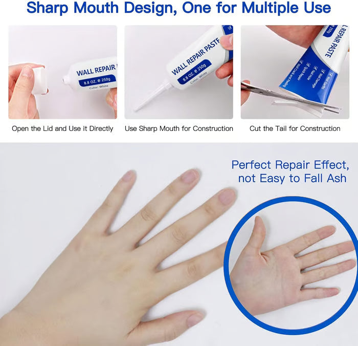 🔬 2026 Innovation | Wall Repair Paste | Fills Cracks &amp; Holes in 1 Step 🏠【Flash Sale】