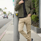 Men’s Slim-Fit Casual Solid Pants – Sleek Solid Tones, Slim Silhouette, Ideal for Easy Pairing 👔