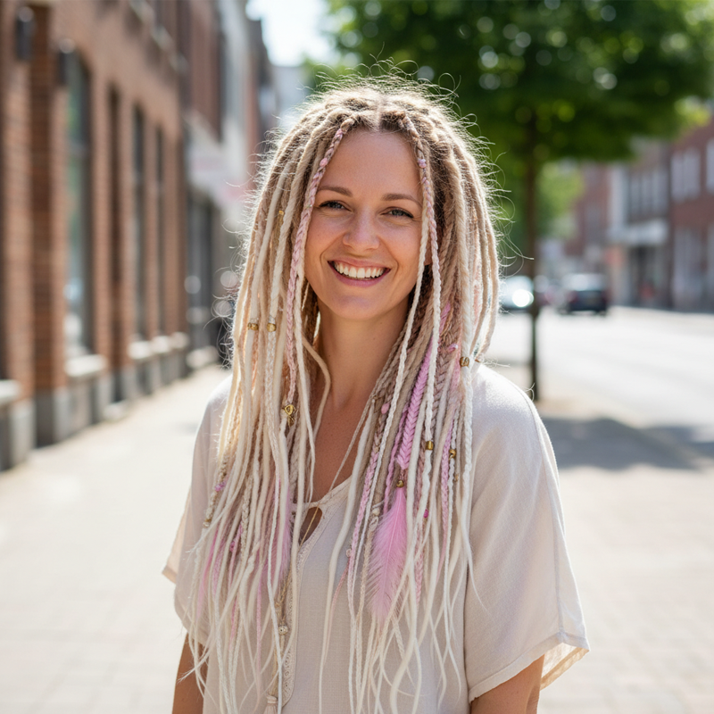 🏆NEW YEAR SALE 49% OFF👩🏼‍🦱Elastic Dread Ponytail Salty Soul