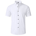 ⏰HOT SALE 50% OFF🔥STRETCH NON-IRON ANTI-WRINKLE SHIRT💕Summer must-have short-sleeved shirt
