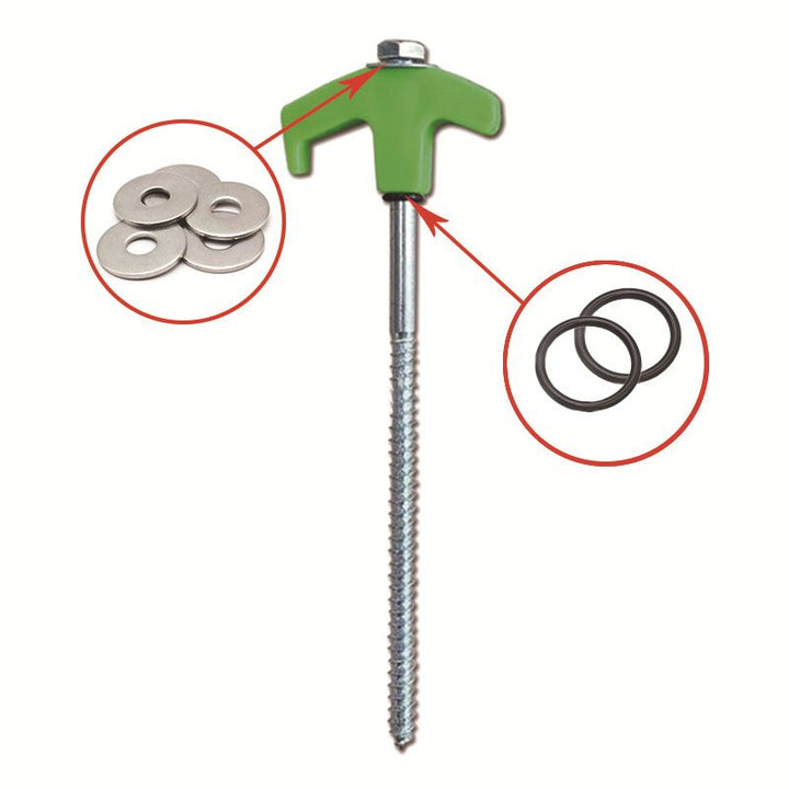 ✈️8" Screw-in Tent Stakes Ground Anchors