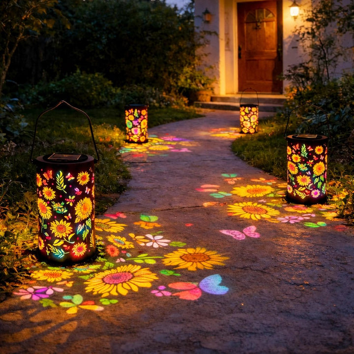 🌞Colorful Sunflower Glow Solar Garden Lantern