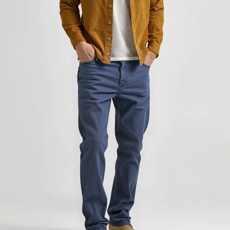 Men’s Slim-Fit Casual Solid Pants – Sleek Solid Tones, Slim Silhouette, Ideal for Easy Pairing 👔