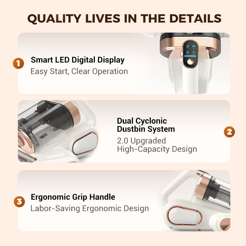 ✨HOT SALE 50% OFF ✨Mattress Vacuum Cleaner for Dust Mites Removal