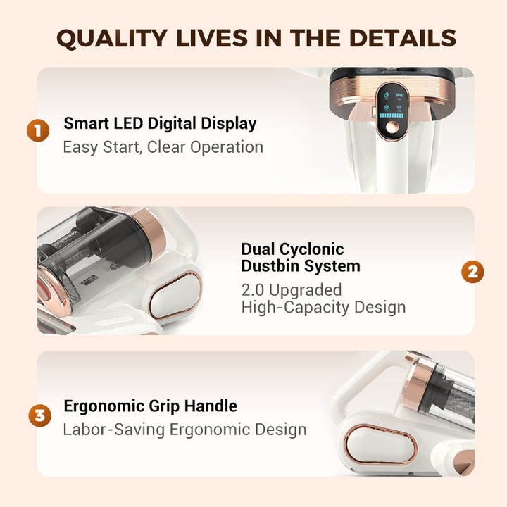✨HOT SALE 50% OFF ✨Mattress Vacuum Cleaner for Dust Mites Removal
