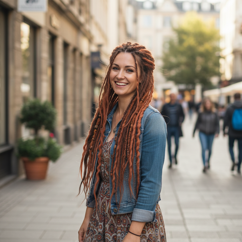 🏆NEW YEAR SALE 49% OFF👩🏼‍🦱Elastic Dread Ponytail Salty Soul