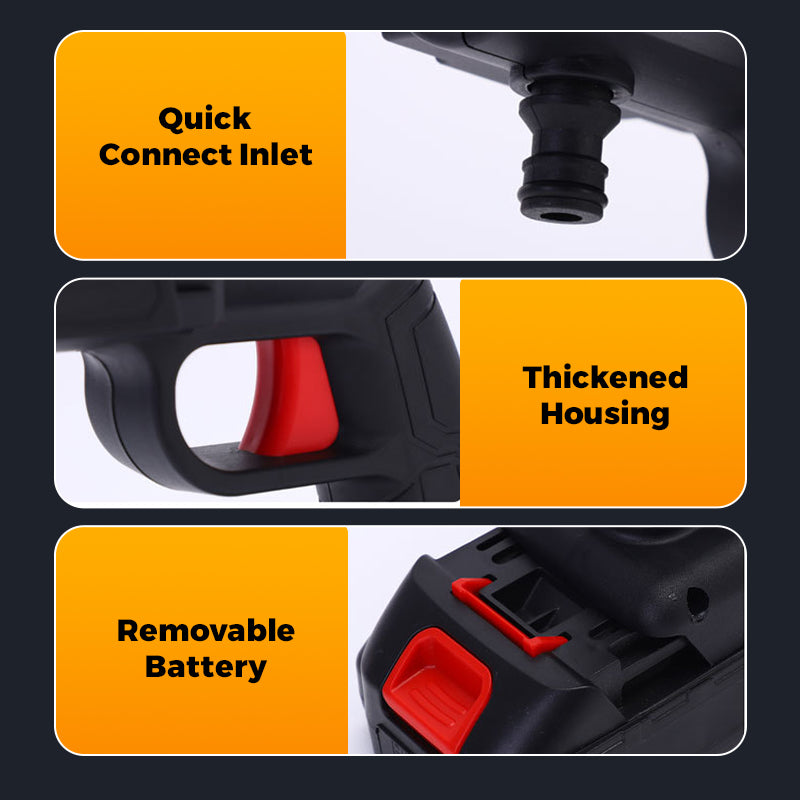 💦 50% OFF INSTANT! 🔥 2025 Cordless Portable Pressure Water Blaster - Multi-Function Cleaning for Cars/Patios/Bikes, Rechargeable &amp; High-Power 🚗✨