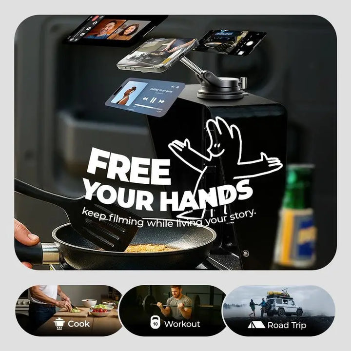 🔥HOT SALE🔥Foldable Magnetic Car Phone Holder